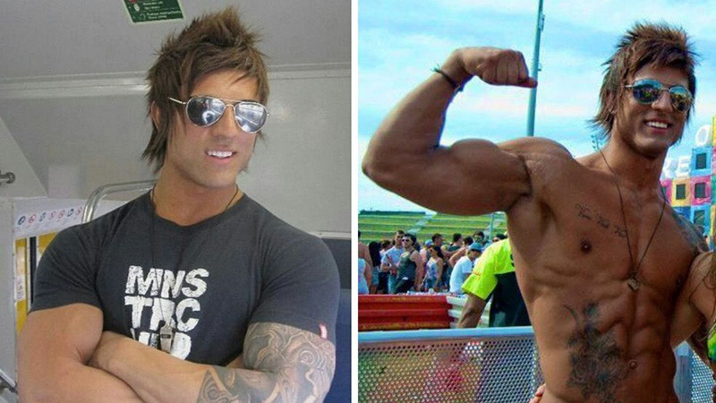 Zyzz chia lịch tập thể hình 5 ngày mỗi tuần