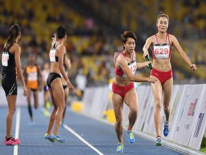 Quy định về luật chạy tiếp sức 4x100m