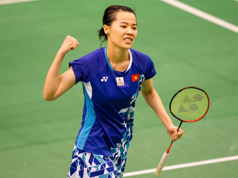 Nữ vận động viên cầu lông
