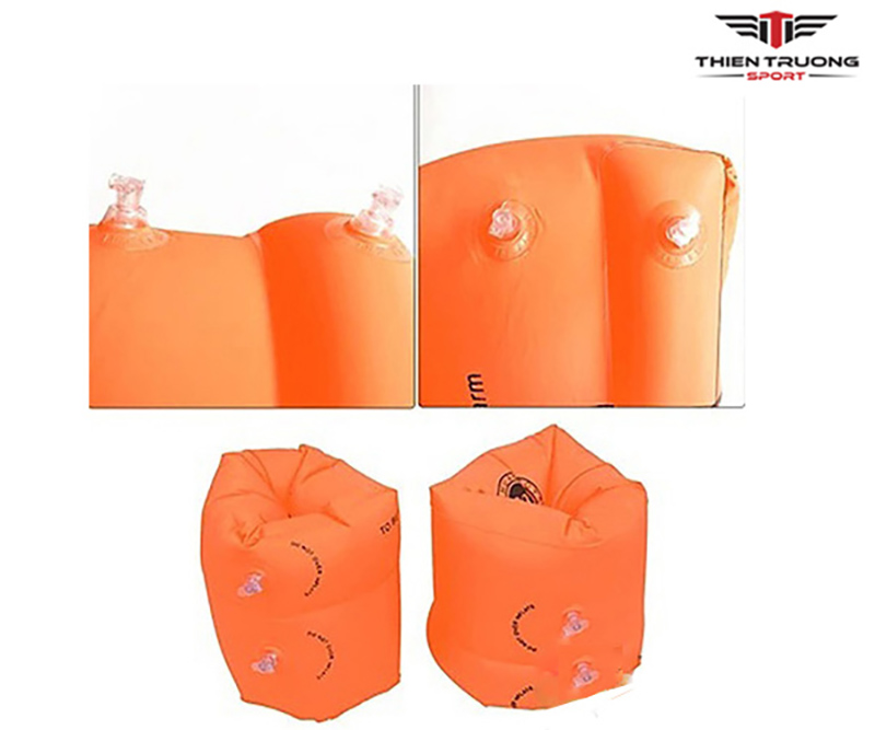 Phao tay tập bơi trẻ em Roll-ups có 2 van phao riêng biệt có thể tháo hơi khi không sử dụng
