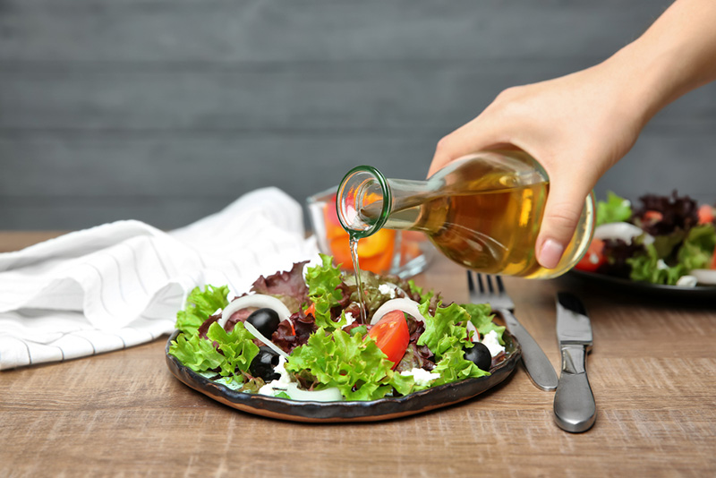 Salad rau củ và giấm táo