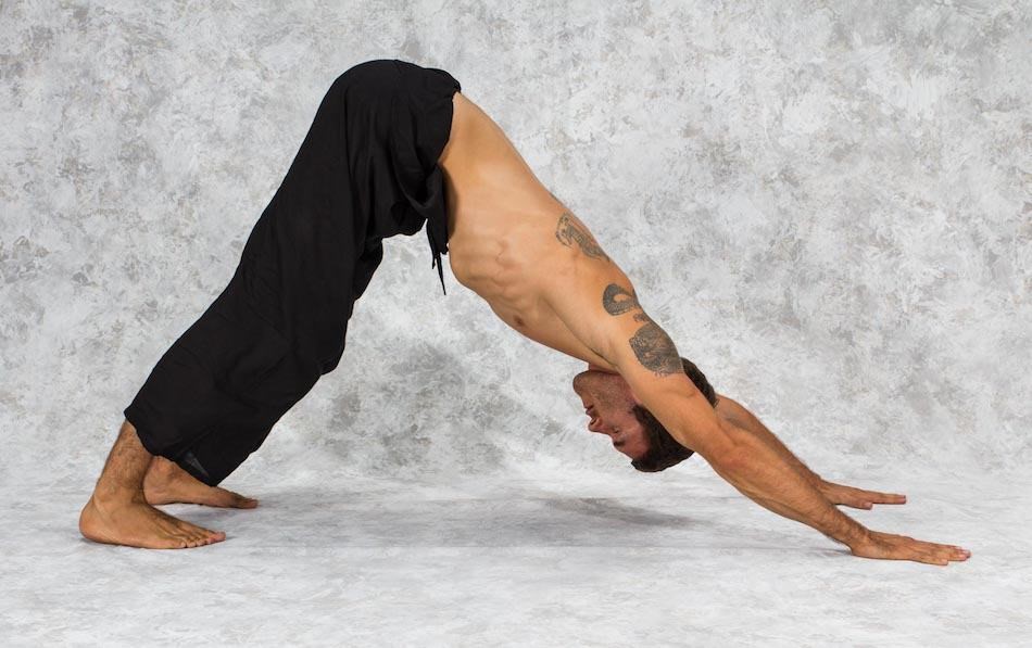 Động tác 8: Tư Thế Chó Úp Mặt Duỗi Mình - Adho Mukha Svanasana