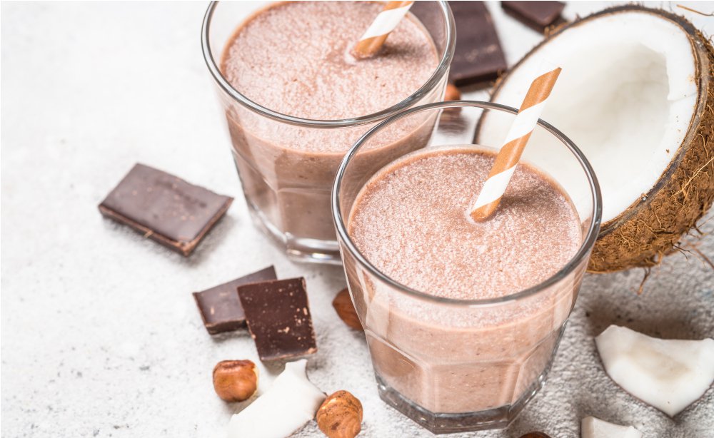 Bạn có thể thử một vài công thức pha whey hấp dẫn như trên