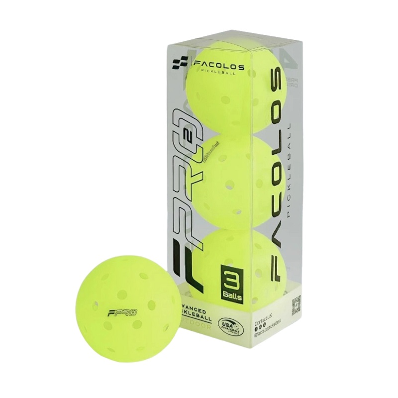 Hộp bóng Pickleball Facolos F-Pro Performance Gen2 3 Quả