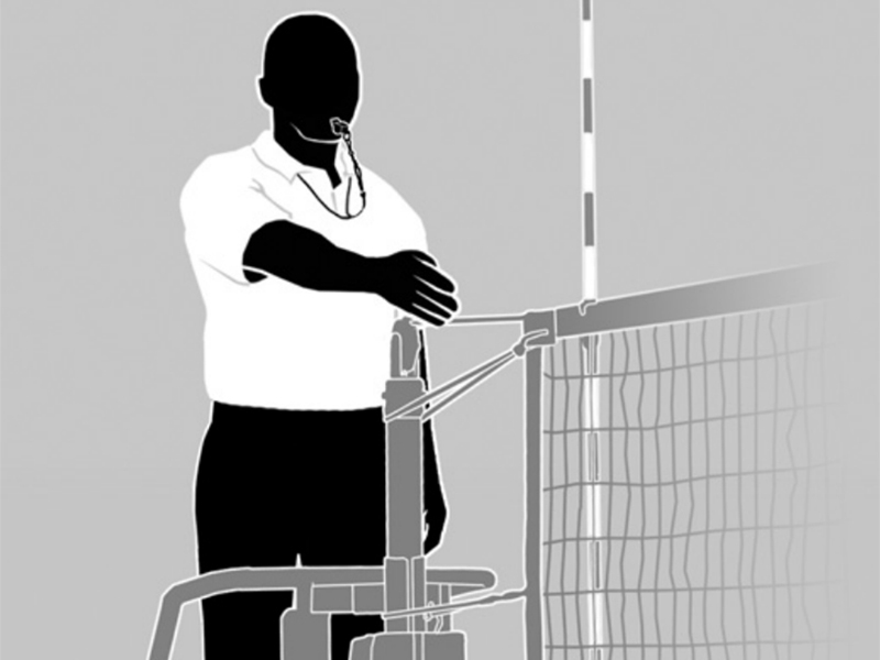 Hiệu lệnh lỗi Net Foul hoặc Net Serve