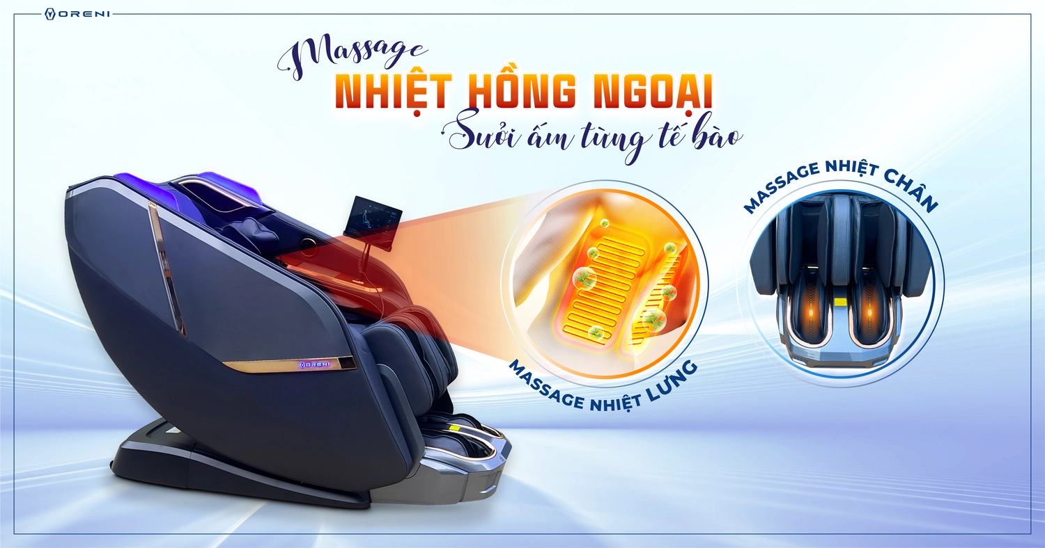 ghế massage có hồng ngoại