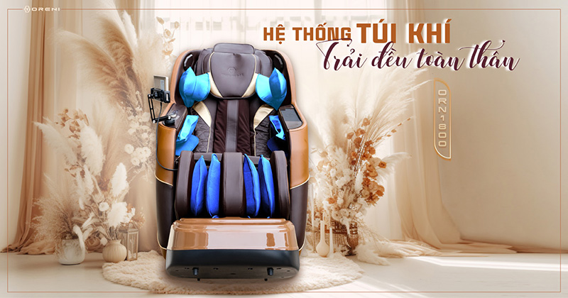 Hệ thống túi khí trải dài khắp toàn cơ thể