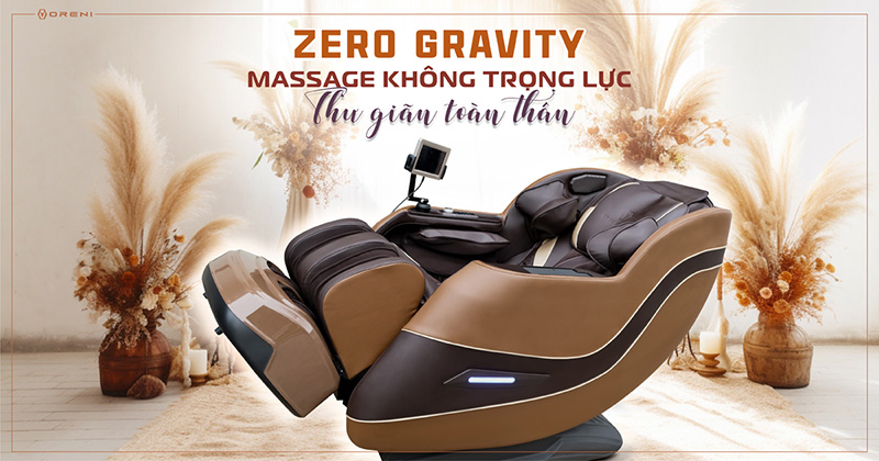 Chế độ Zero Gravity ở ghế massage ORN 1800 massage không trọng lực thư giãn toàn thân