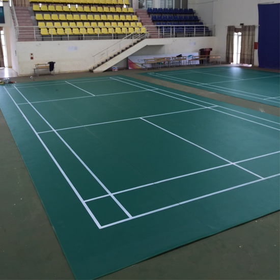 Thi công sân cầu lông