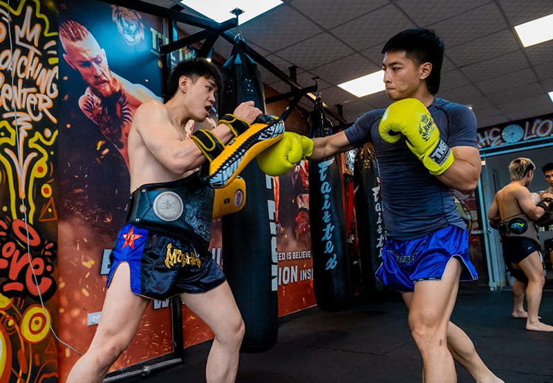 Lớp học kickboxing tại The Lion - Kickboxing & Coaching Center