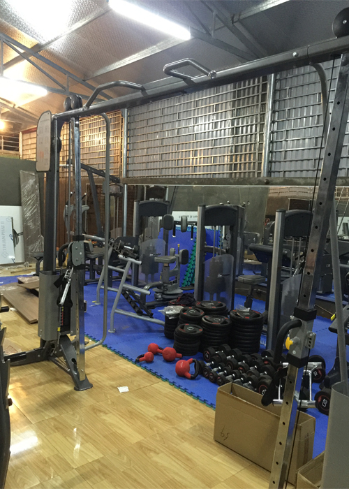 Lắp đặt dụng cụ tập gym impulse
