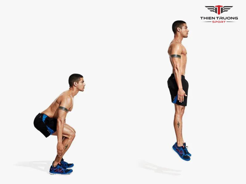 Bài tập squat jumps
