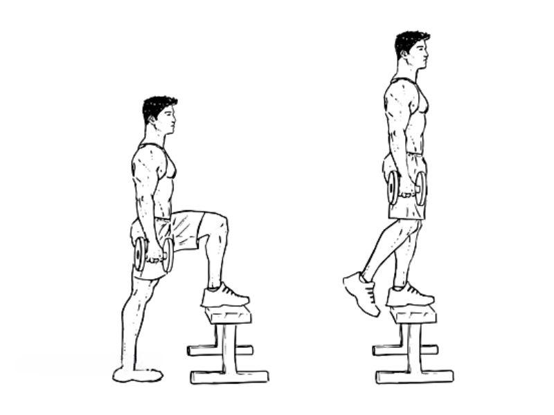 Bài tập Step-ups