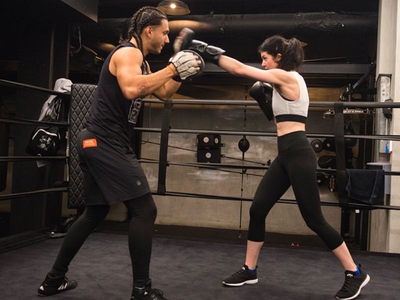 Bài tập boxing kết hợp dành cho những bạn nữ đã có nền tảng cơ bản