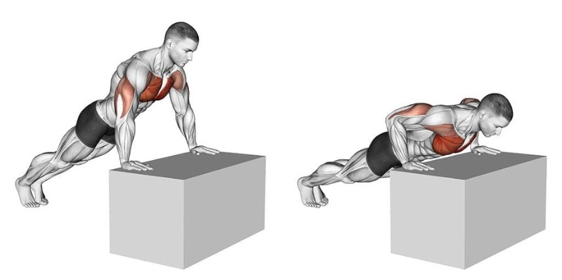 Bài tập Incline Push Up