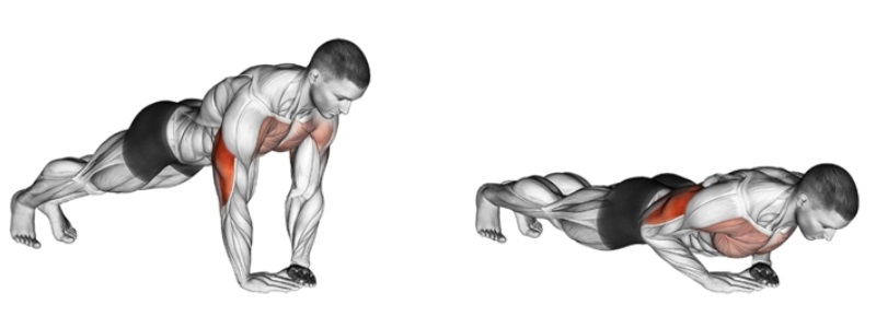 Bài tập Diamond Push Up