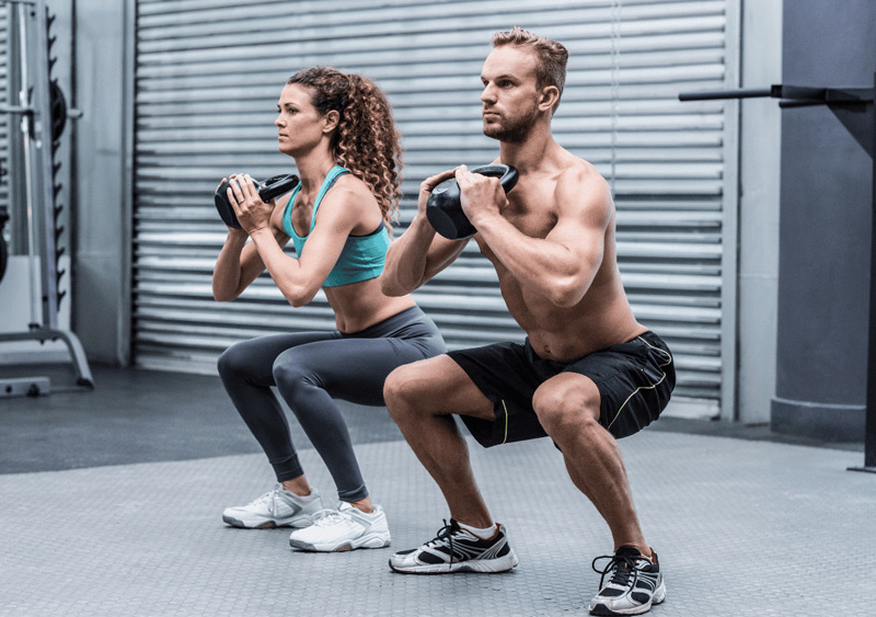 Bài tập Goblet Squat
