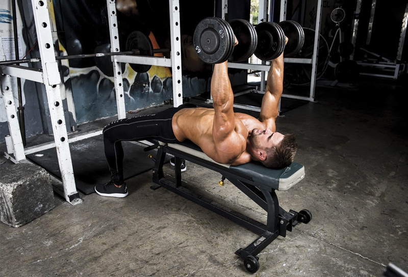 Bài tập Incline Dumbbell Flyes