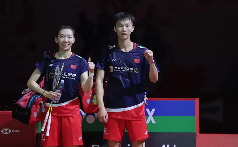Jiang Zhen Bang & Wei Ya Xin (Trung Quốc) giữ vị trí số 4 của Bảng xếp hạng cầu lông đôi nam nữ thế giới