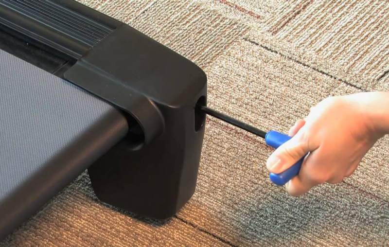 cách cân chỉnh băng tải máy chạy bộ bị lệch