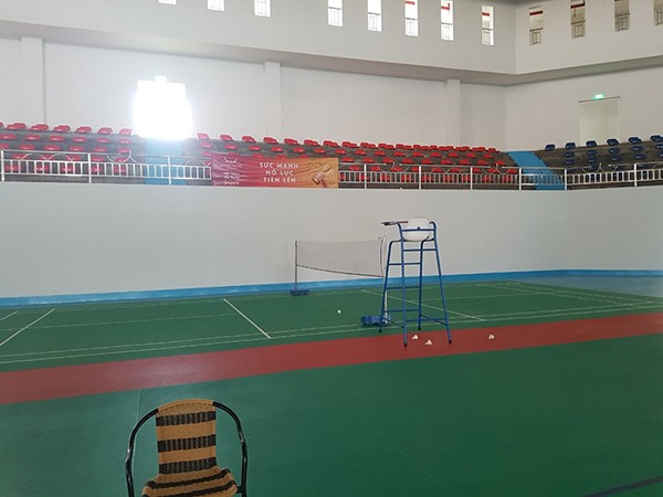 lắp đặt thiết bị cho nhà thi đấu