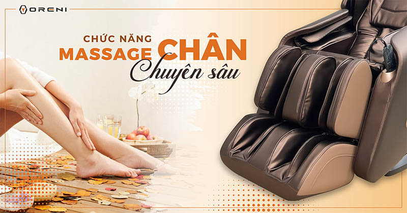 Chức năng massage chân chuyên sâu
