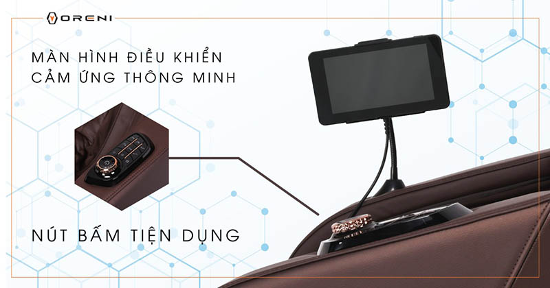 Tích hợp bảng điều khiển thông minh, cảm ứng