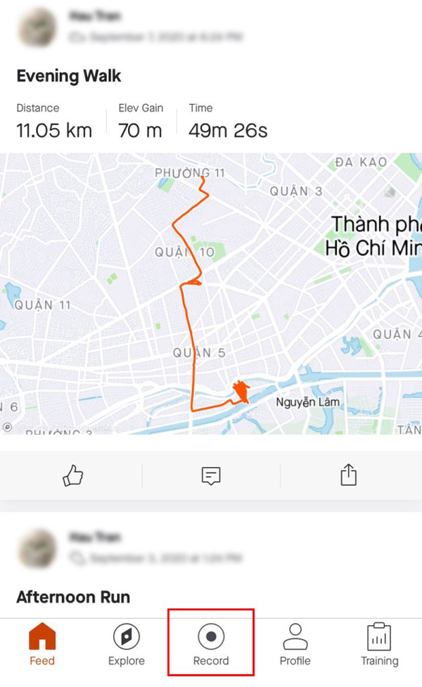 Ghi hoạt động 1