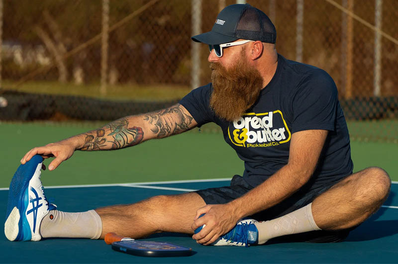 Giãn cơ sau khi chơi Pickleball