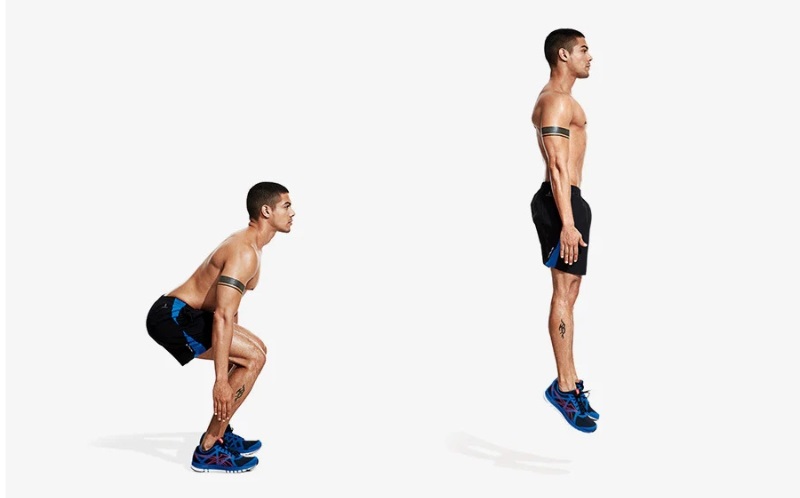 Bài tập Jump Squat tăng cường cơ bắp thân dưới và bức bền hiệu quả