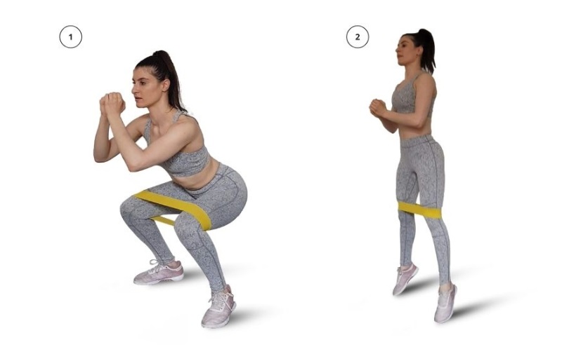Jump Squat with Resistance Band