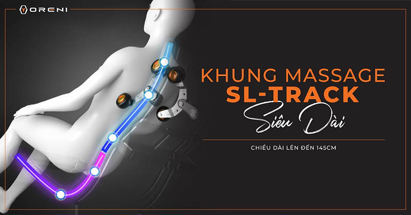Khung massage SL siêu dài trải dài dọc cơ thể