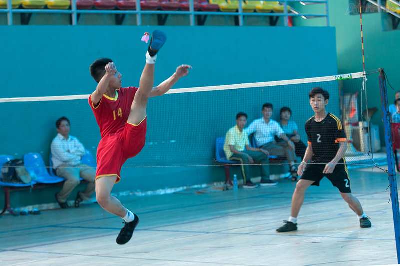 Quy định lưới của sân đá cầu tiêu chuẩn trong thi đấu