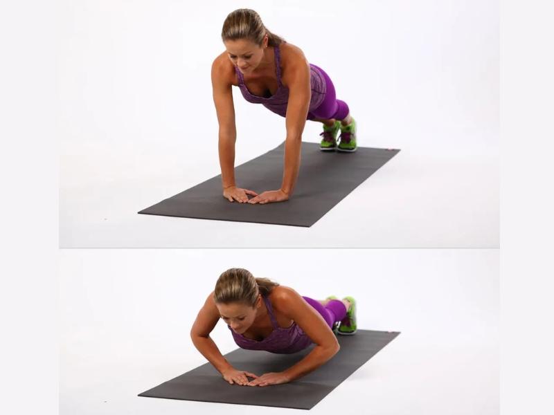 Bài tập Diamond Push Up