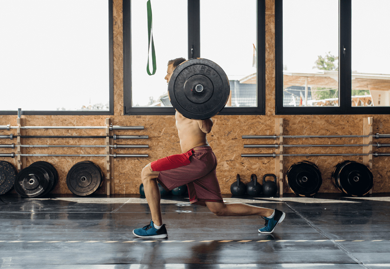 Tập Barbell Lunge