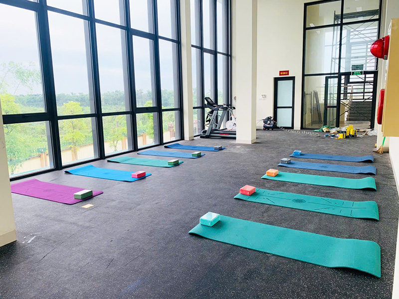 hoàn thành phòng tập và phòng yoga