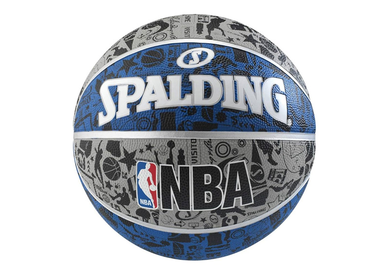 Quả bóng rổ Spalding Graffiti Blue Rubber số 7