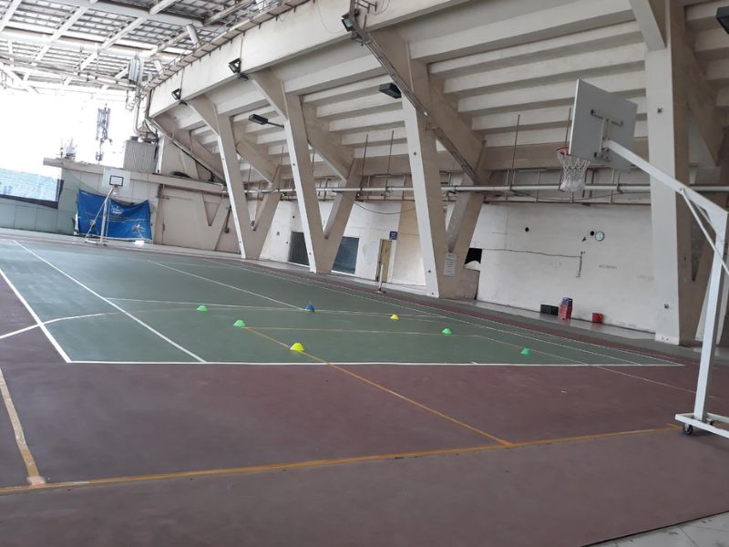 Sân bóng rổ Hanoisport thuộc hệ thống sân vận động quốc gia nên rất đảm bảo chất lượng