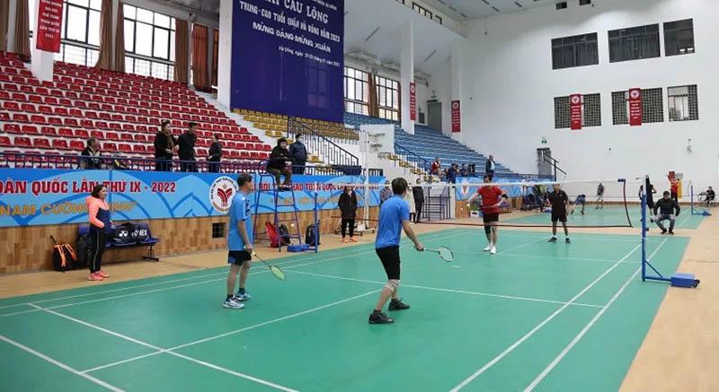 Sân cầu lông tại quận Hà Đông