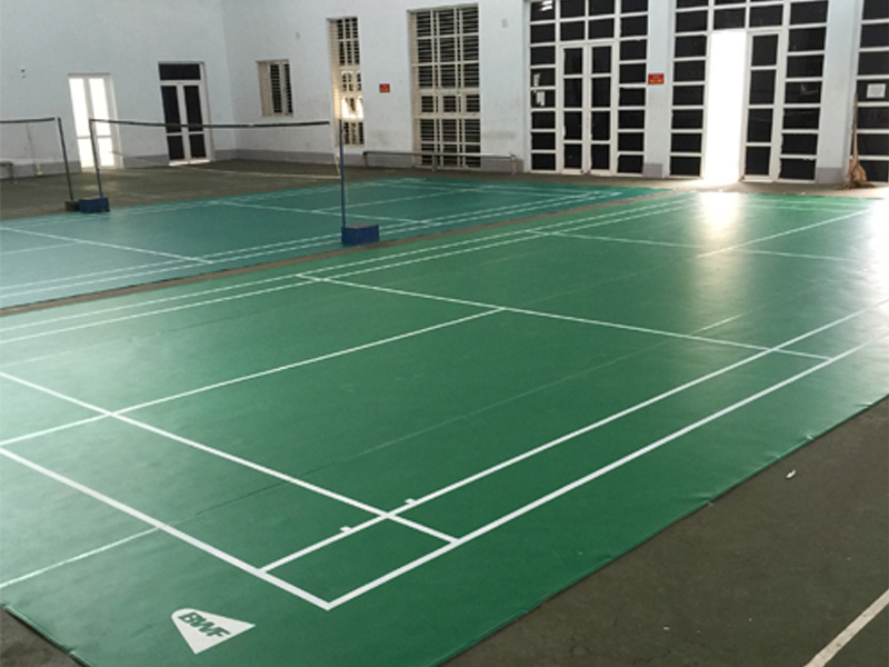 Thi công sân cầu lông