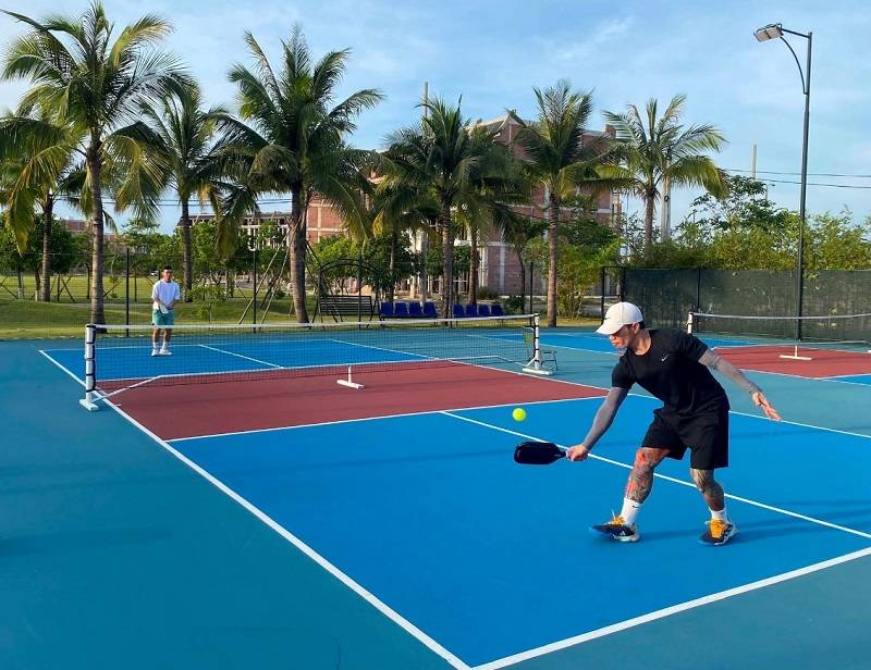 Cụm sân Pickleball tại khu đô thị La Queenara