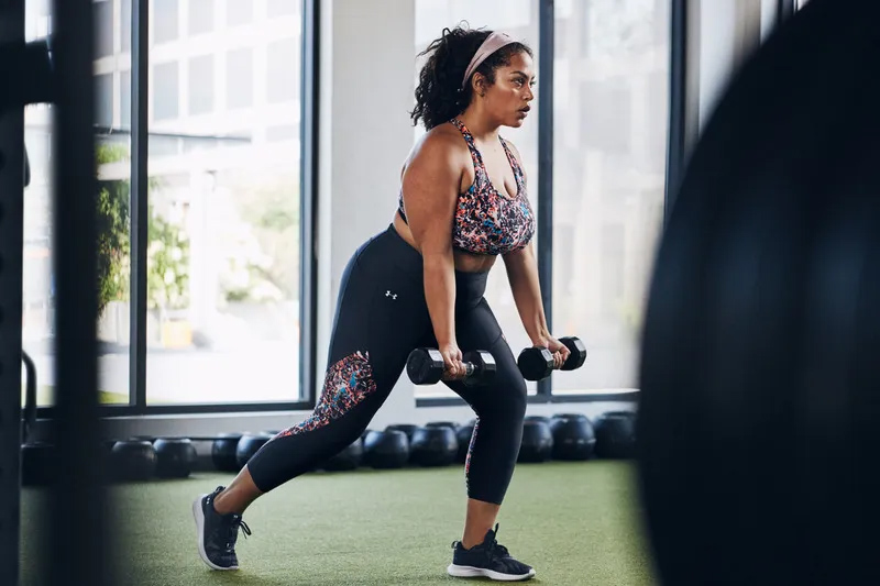 Tập gym với tạ