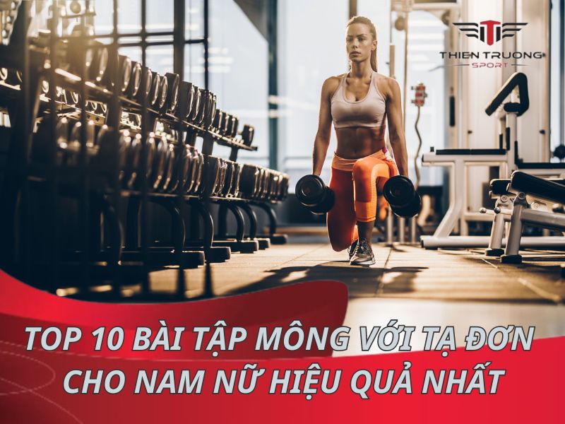 Bài tập mông với tạ đơn