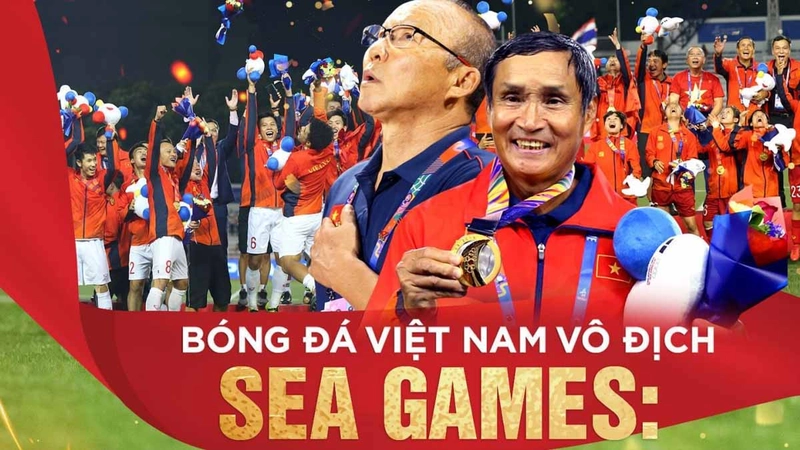 Bóng đá nam Việt Nam vô địch Seagame 2 lần