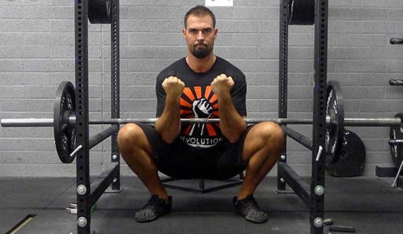 Zercher Squat tập trung đùi